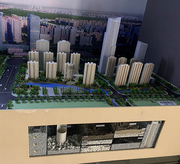 康马县建筑模型